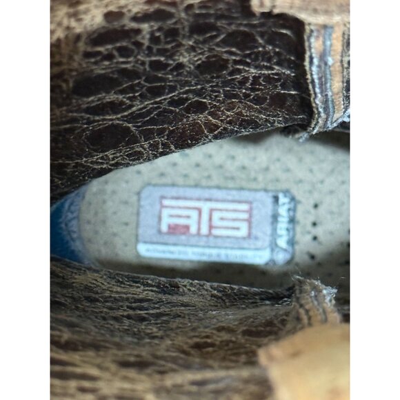 Ariat Women's Heritage Suede Western Cowboy Boots Light Brown Tan Size 6.5B - Picture 6 of 8